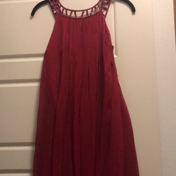 BCBG Red Halter Neck Dress - Picture 4 of 5